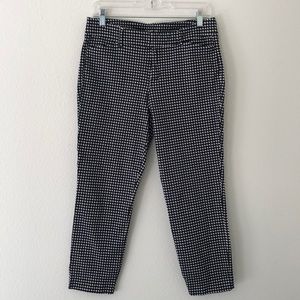 Black and white dress pants